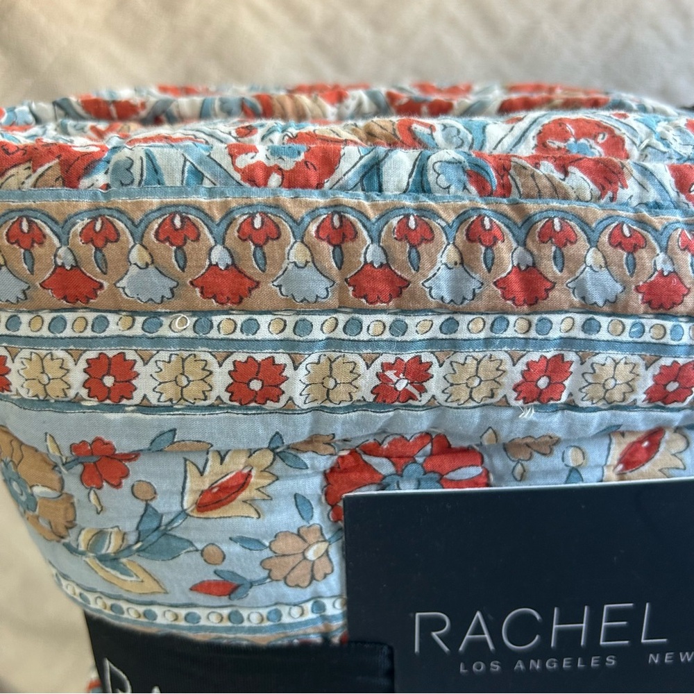 NEW Rachel Zoe Pasley Hand Stitched King Quilt 106"x92" - Picture 2 of 8